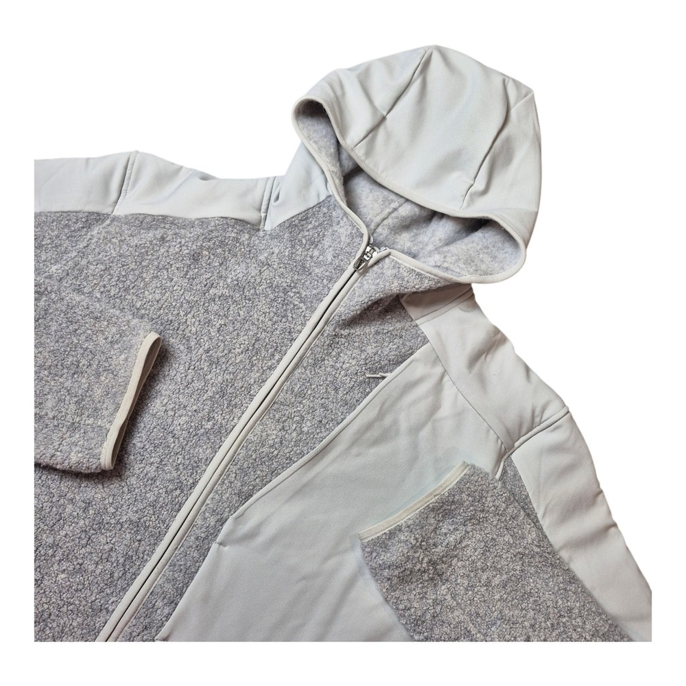 Lululemon‎ Men's XXL Trek Full Zip Hooded Hiking Outdoor Jacket Gray
